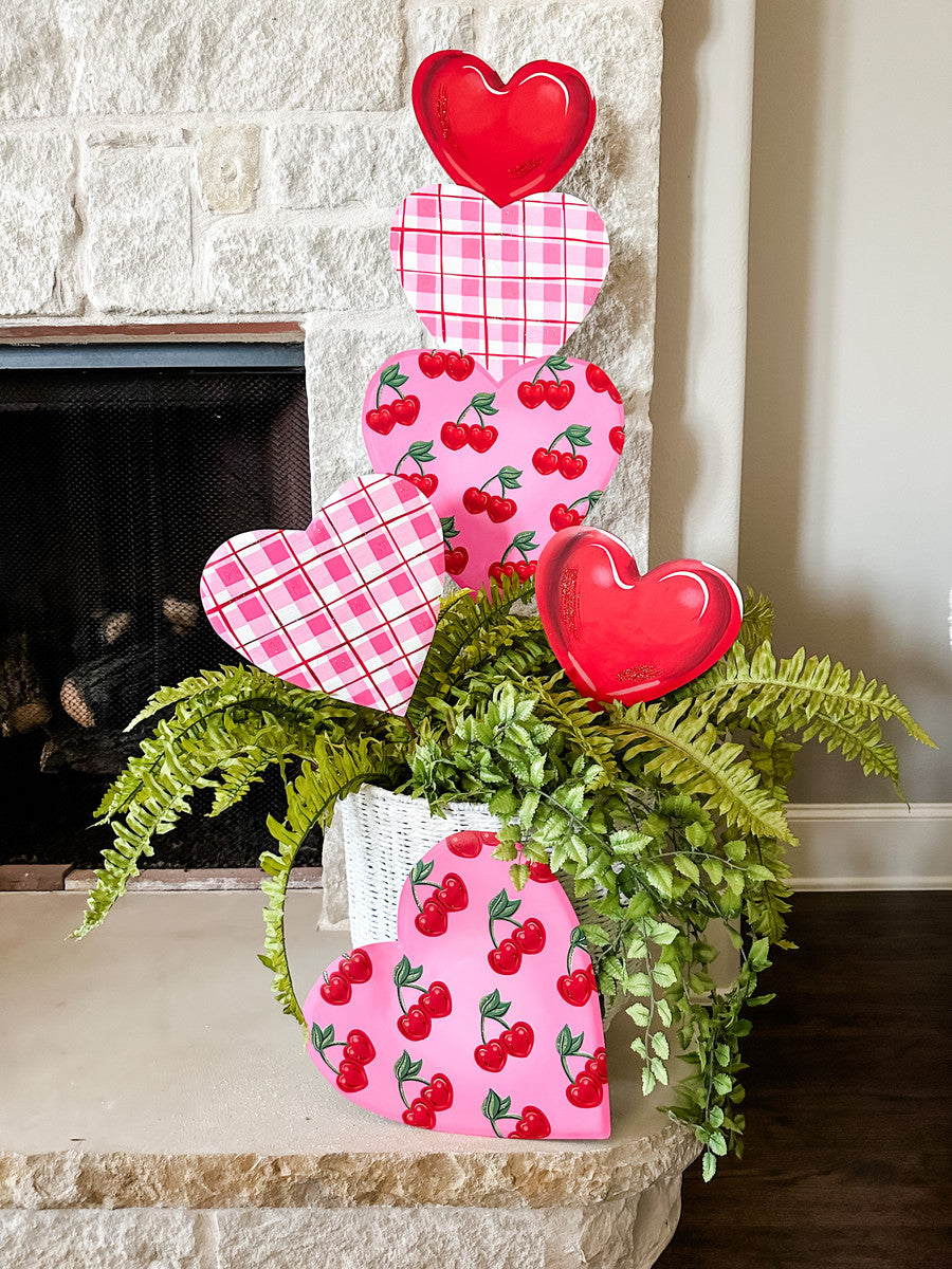 Cherry Heart Topiary