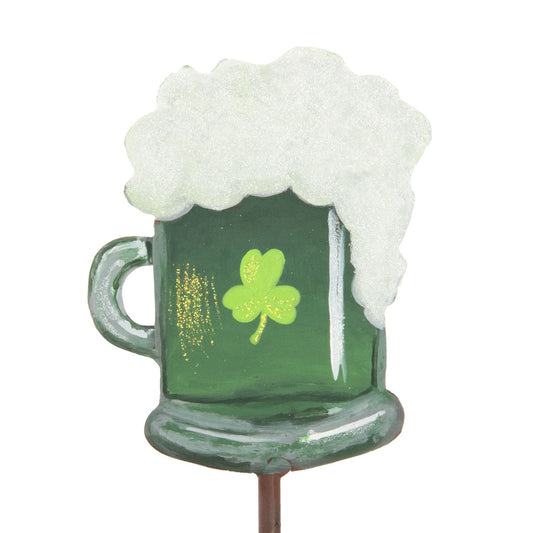 Green Beer Mug Finial