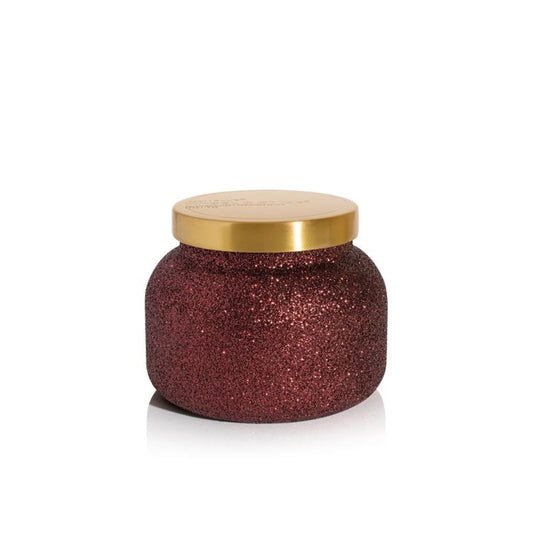 Capri Blue - TINSEL & SPICE GLAM JAR, 19 oz