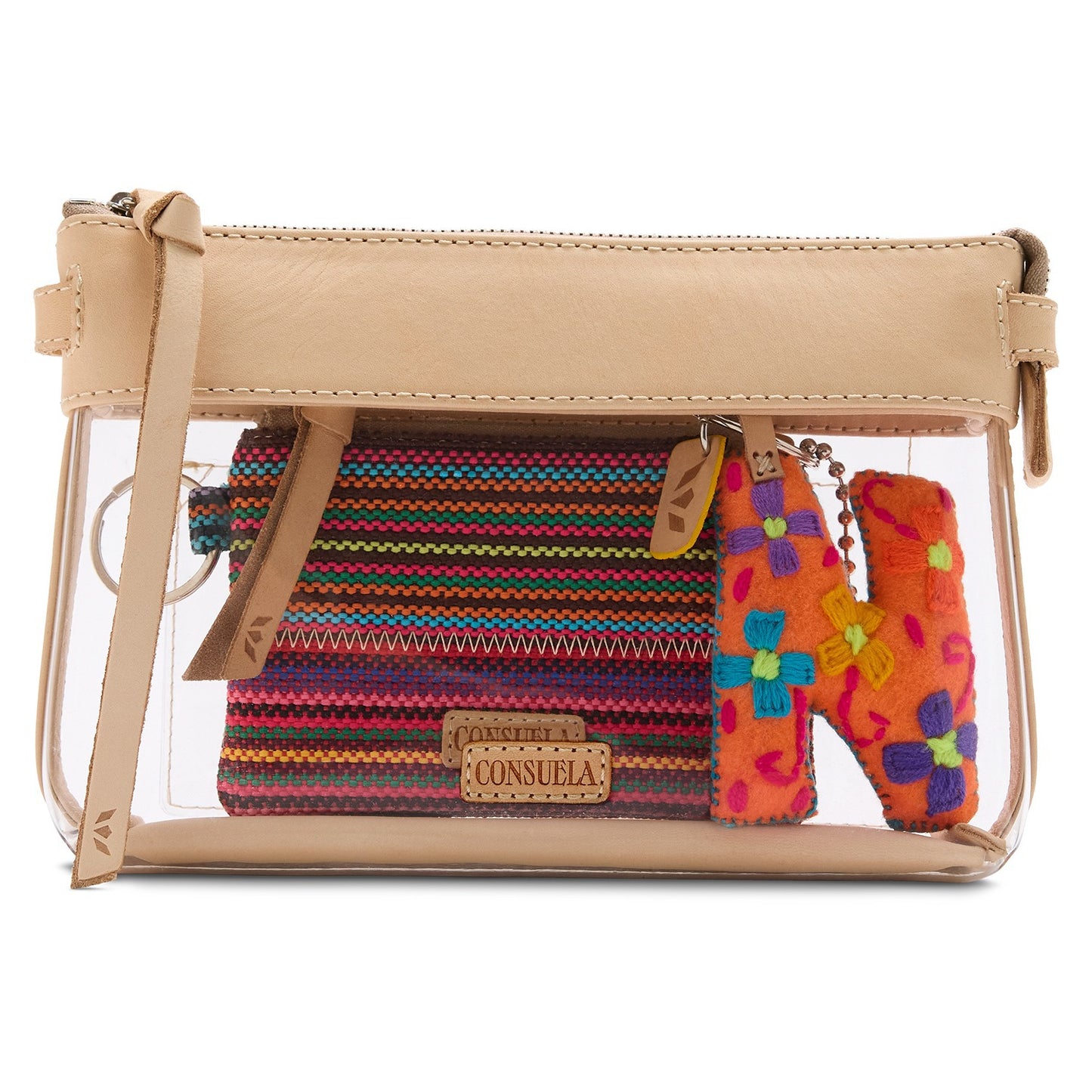 CONSUELA Midtown Crossbody, Clear Diego