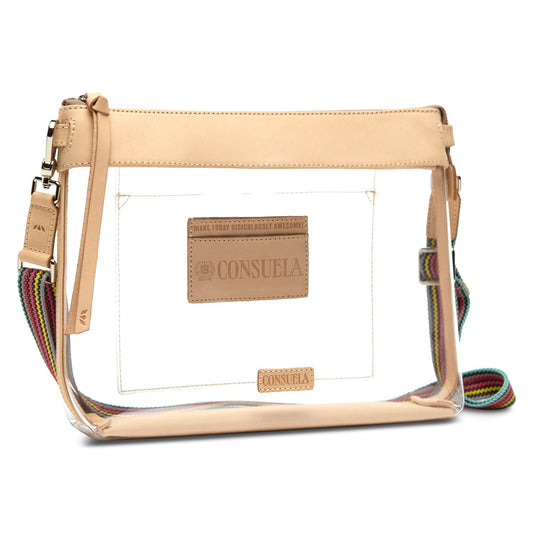 CONSUELA Downtown Crossbody, Clear Diego