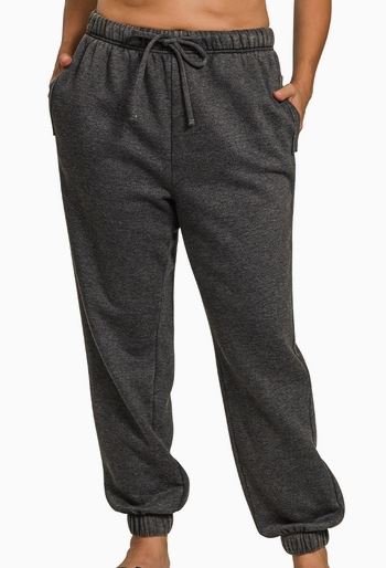 Comfy Chic Acid Washed Curvy Joggers