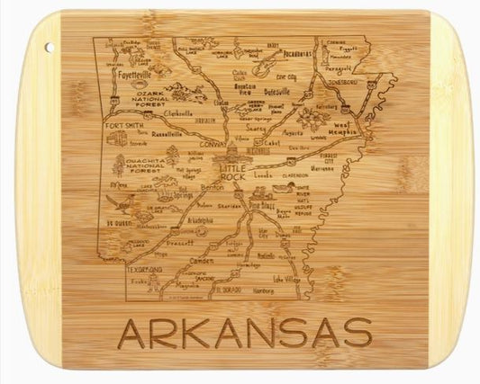 A Slice of Life Arkansas 11" Cutting & Serving Board