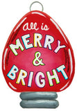 Mini Merry & Bright Bulb Charm