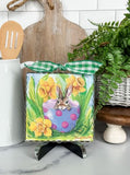 Mini Bunny In Daffodils Print