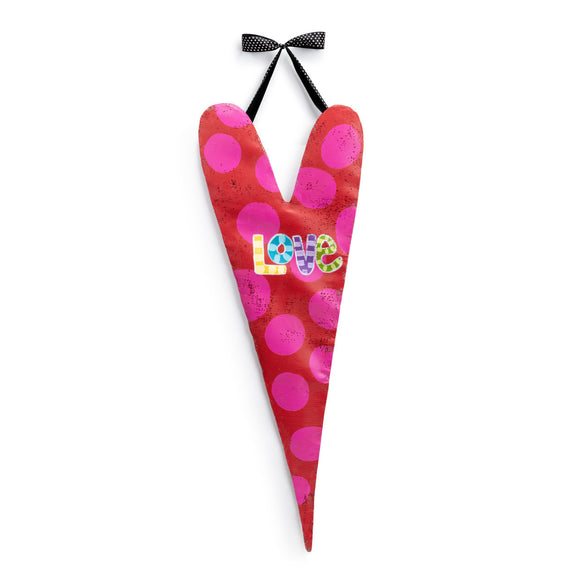 Love Heart Polka Dots Door Hanger