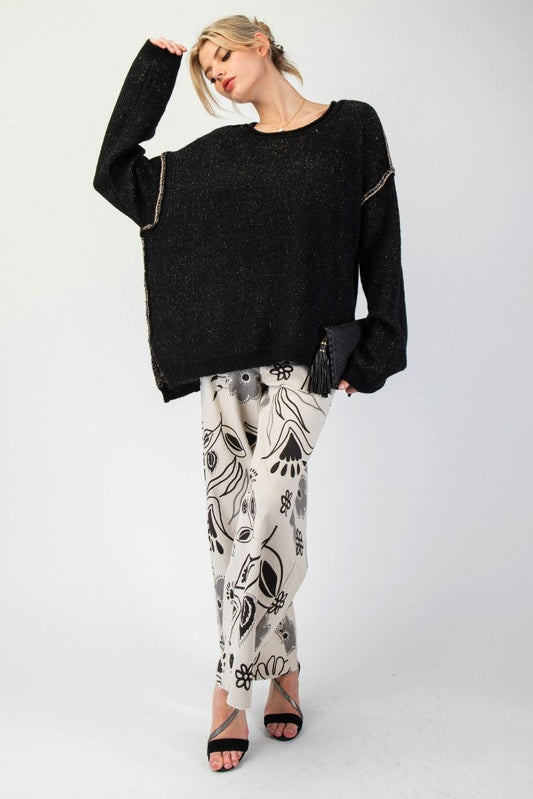 KNIT SWEATER TOP