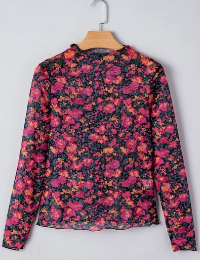 Wildflower Rodeo Mesh Top