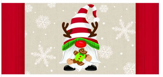 Holiday Gnome Sassafras Mat