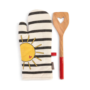 Sun & Stripes Hot Pad with Spatula Set