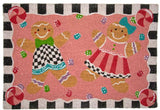 Gingerbread Girl & Boy Coir Mat