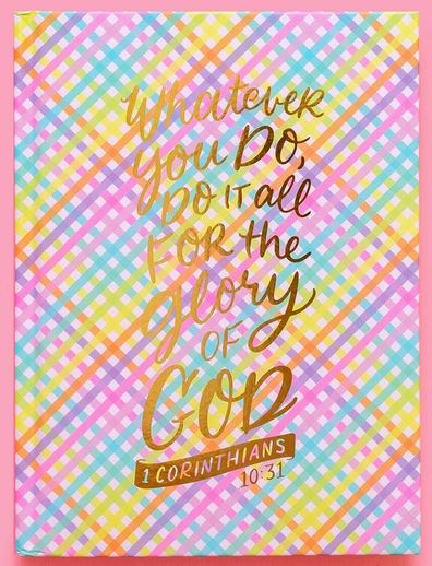 Bible Verse Hardcover Notebook
