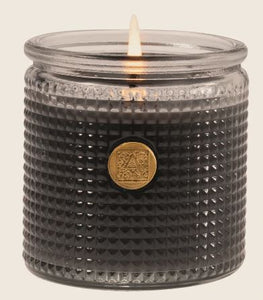 Smoked Vanilla & Santal - Textured Glass Candle