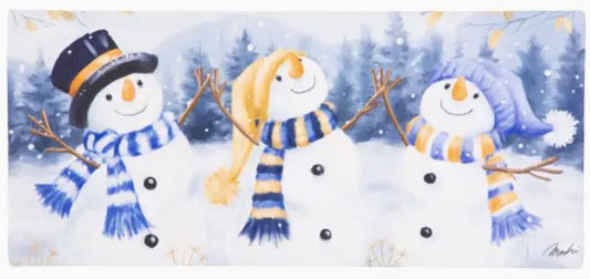 Happy Snowmen Trio Sassafras Switch Mat