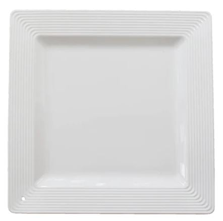 pinstripe square platter
