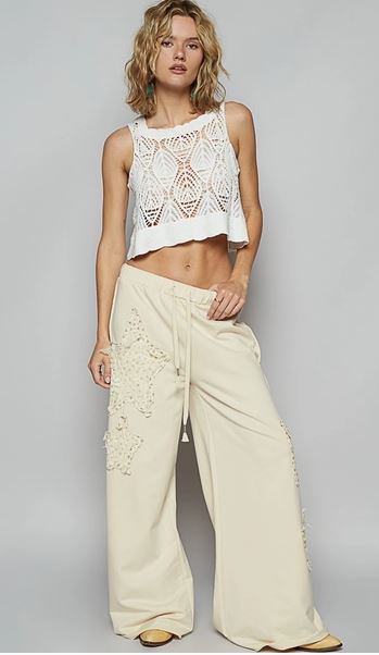 Star Patches Pants
