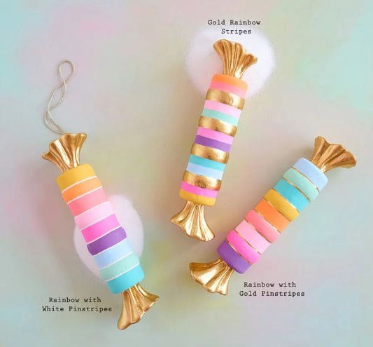RAINBOW TAFFY CANDY DISPLAY (SOLD INDIVIDUALLY)