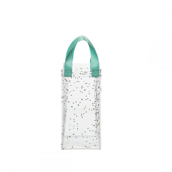 Confetti Sparkle Clear Wine Bag