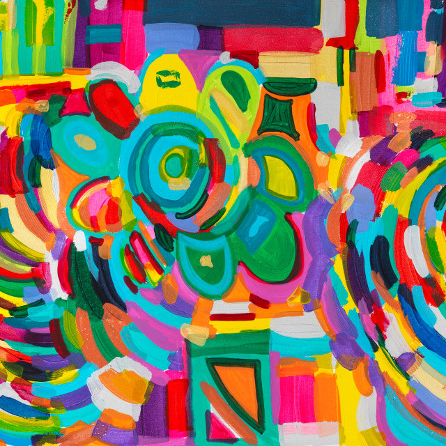 ArtLifting Biodegradable Dish Cloths Set of 2 - Acrylic On Canvas 91