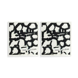 ArtLifting Biodegradable Dish Cloths Set of 2 - Off White and Black