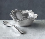 Organic Pearl Petit Bowl with Spoon