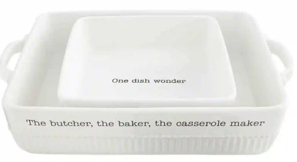 CASSEROLE BAKER DISH SET