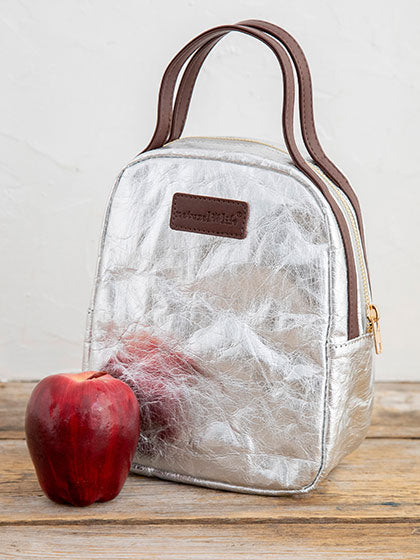 Penny Paper Lunch Bag Silver
