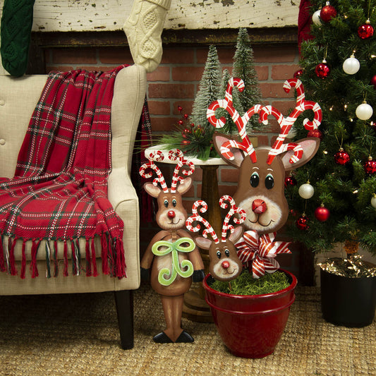 Candy Cane Rudolph
