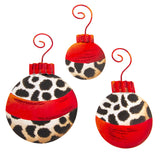 ROUND LEOPARD ORNAMENTS