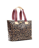 Zipper Tote, Blue Jag