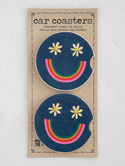 Car Coaster S/2 Smiley