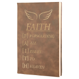 Rustic/Gold Laserable Leatherette Journal