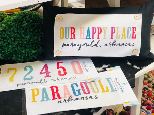 Our Happy Place Paragould Pillow Swap