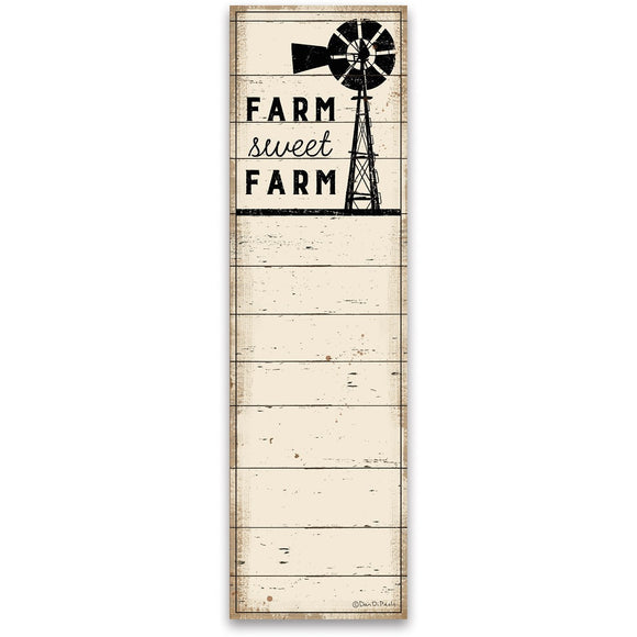 List Notepad - Farm Sweet Farm
