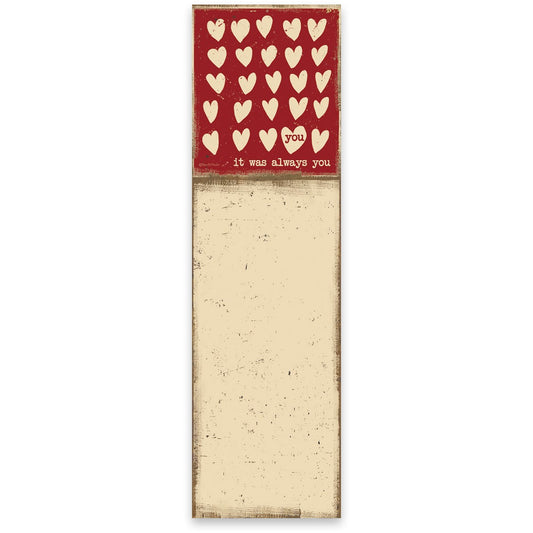 List Notepad - It Was Always You