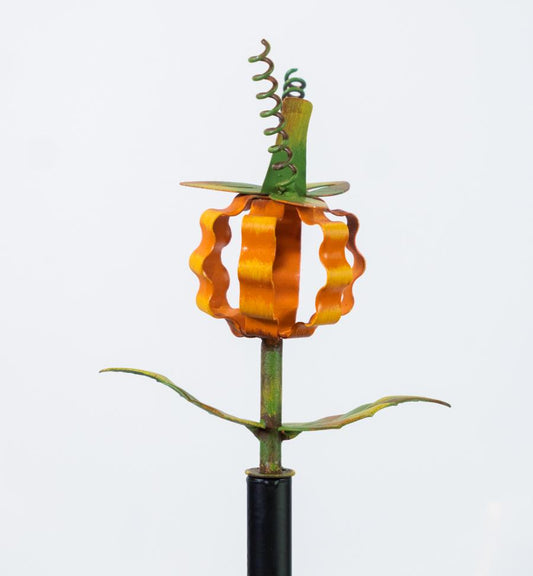 Ribbon Pumpkin Finial