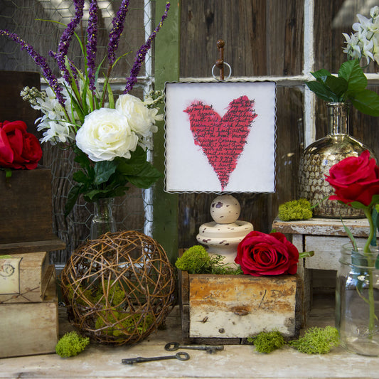 MINI MESSAGE FROM THE HEART PRINT