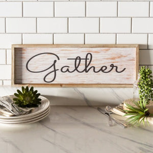 WORD ART "GATHER"