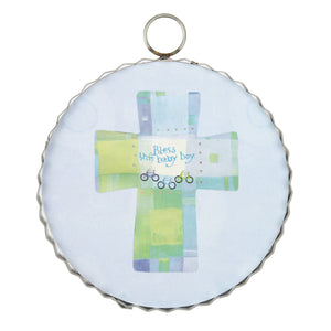 Baby Boy Blessings Charm