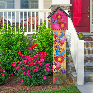 Bird House Totem Pole