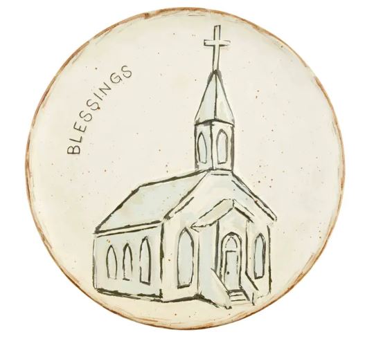 CHURCH SERVING PLATTER