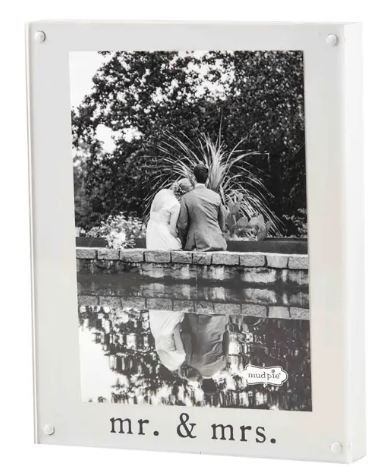 MR. AND MRS. ACRYLIC PICTURE FRAME
