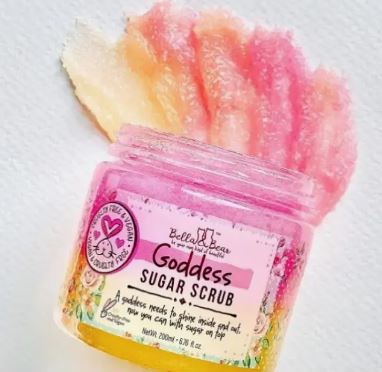 Goddess Sugar Scrub Body Exfoliator, with Shower Gel 6.7oz