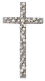 WOOD CROSS WITH PEARLS