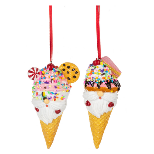 Loaded Ice Cream Ornaments