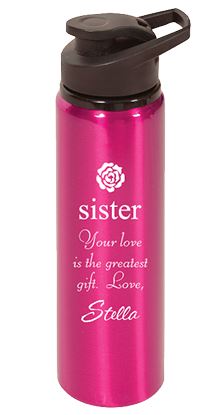 PINK WATER BOTTLE 26 OZ.