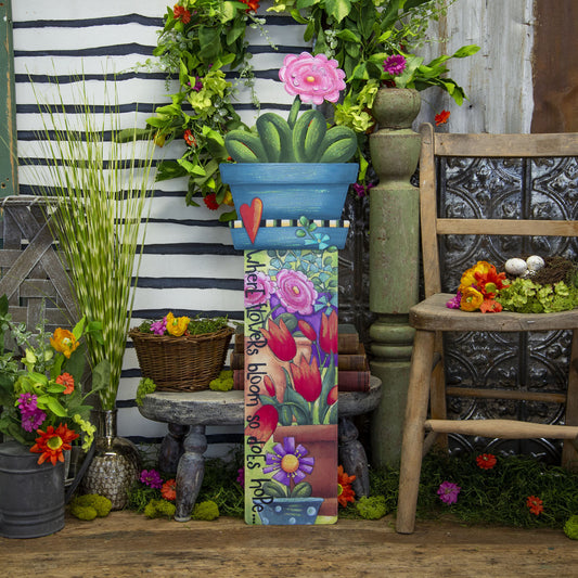 Flower Pot Totem Pole