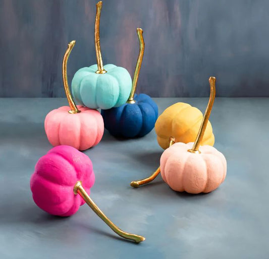 LARGE RAINBOW PUMPKINS