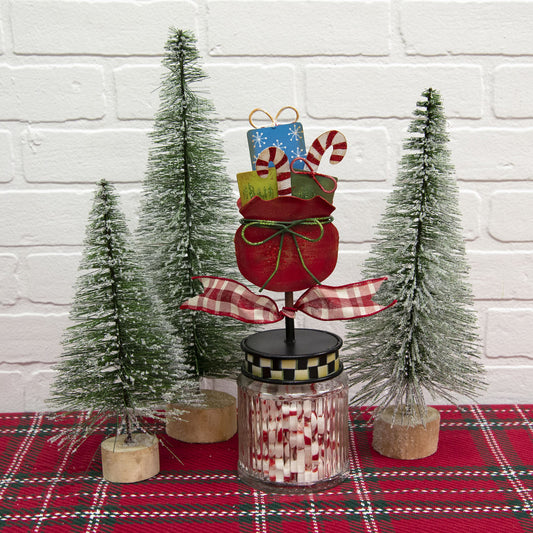 Santa bag finial