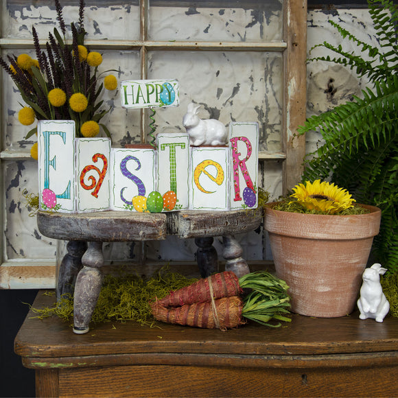 Reversible Easter/Spring Accordion Sign